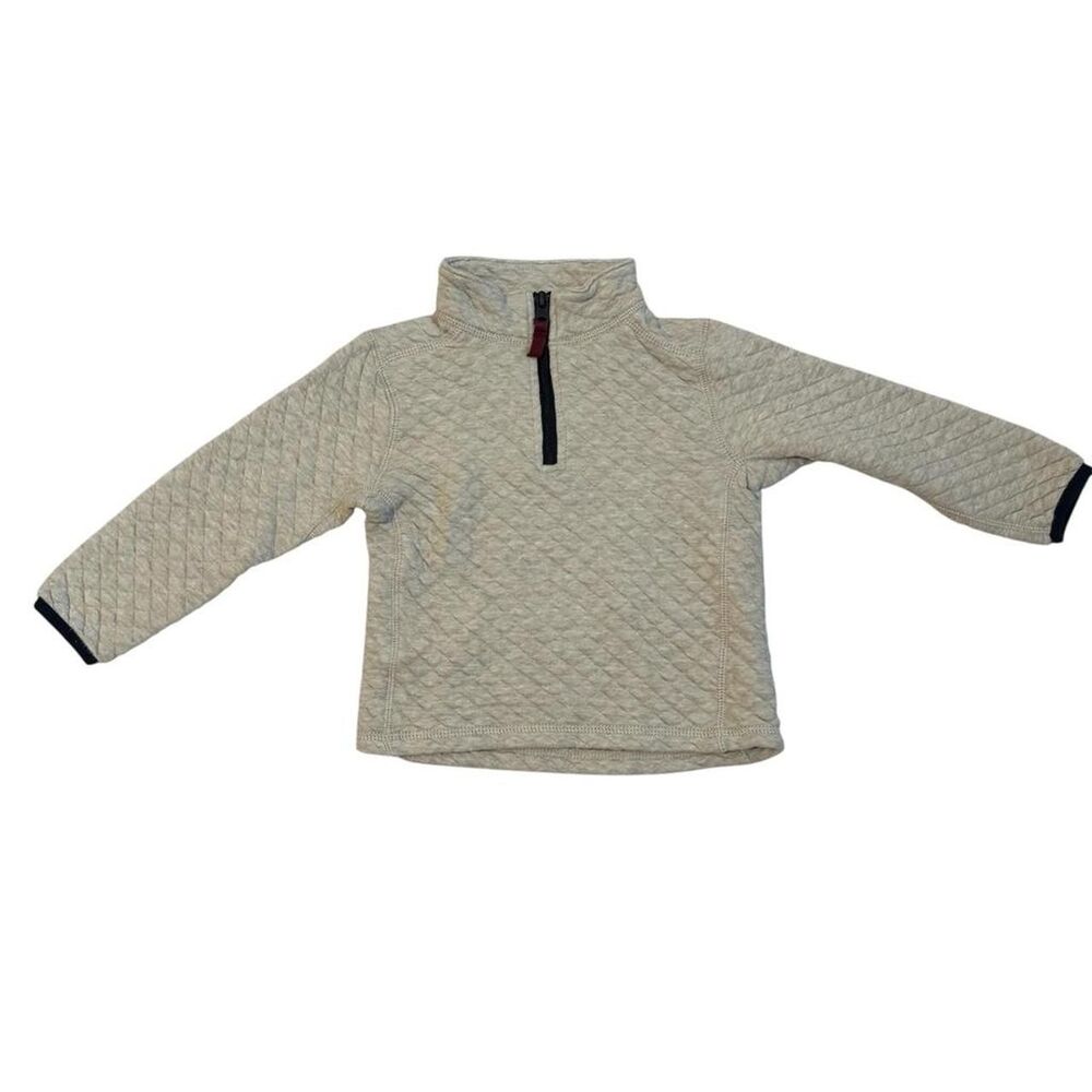Crewcuts quilted quarter zip sweatshirt Size XXS 2-3